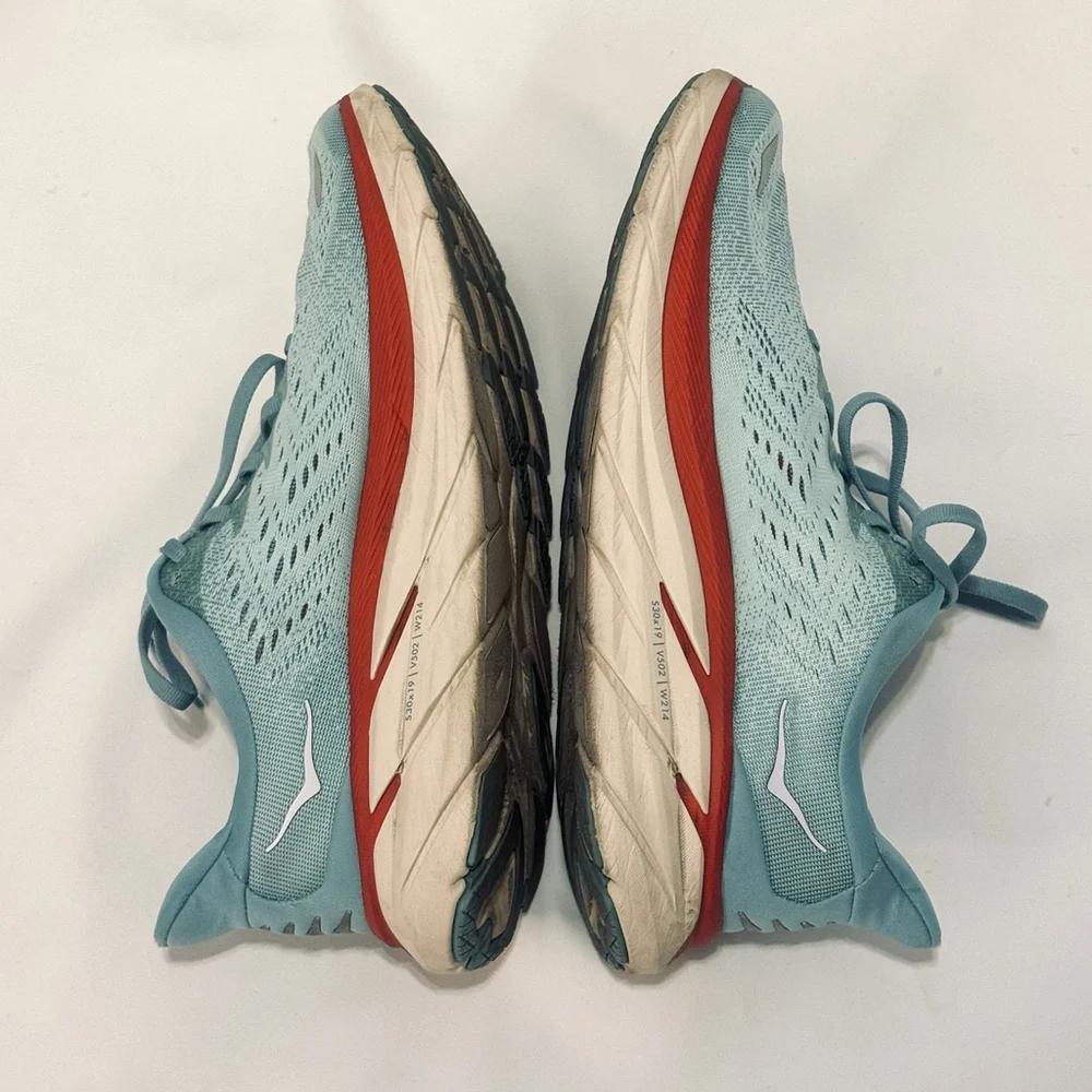 Hoka One One Clifton 8 Shoe Size:9.5 B Blue Women Sneakers